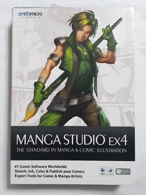 Smith Micro Manga Studio 4.0 (Retail) - Full Version for Windows, Mac MSEC40BX2 - Image 1 of 4