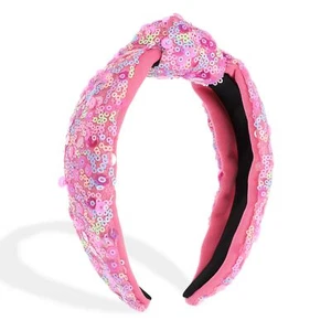 Sequin Headband for Women Rainbow Knotted Hair Bands Accessories Sparkly Girl... - Picture 1 of 7