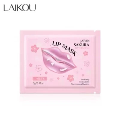 LAIKOU Moisturizing Balm Scrub Makeup Anti Aging Volllippe Maske 15 Stück