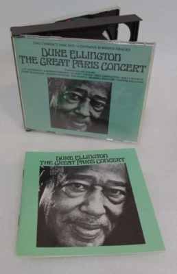 Duke Ellington CD The Great Paris Concert Atlantic 2 Box Set 1989 Jazz Band Soul - Image 1 of 4