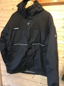CHAQUETA APACHE ATS IMPERMEABLE NEGRA CREMALLERA XXXL - Imagen 1 de 6