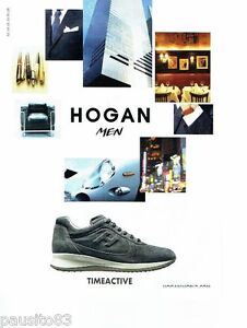 PUBLICITE ADVERTISING 116  2011  Hogan Men  baskets  Timeactive