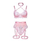 Womens Sexy Cosplay Lingerie Set Lace Outfit Bra And Pantie Nightie With Choker