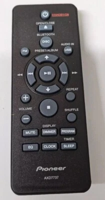 Original Pioneer AXD7737 Remote Control for Pioneer CD System X-EM22 X-EM12 - Image 1 of 3