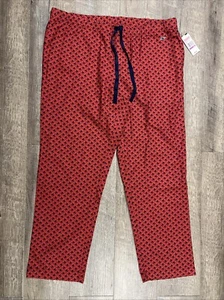 Vineyard Vines Mens 2XL Flannel Winter Sports Ski Pajama Lounge Pants Garnet NEW - Picture 1 of 6