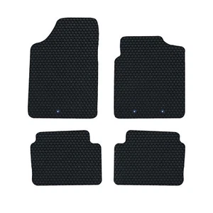 Passend für Hyundai i10 ab 2009 Maßgefertigte Gummi-Fußmatten Schwarz 4tlg Fußmatten Set - Bild 1 von 12