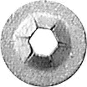 100 1/8" Stud Flat Push-On Retainers 3/8" O.D. - Picture 1 of 3