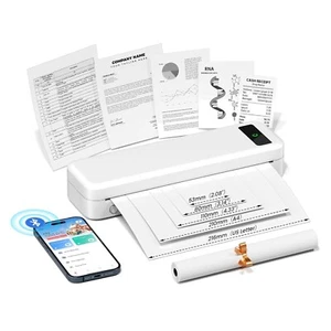 Mobiler Thermodrucker A4 Bluetooth WLAN tragbar kompakt für Unterwegs - Bild 1 von 13