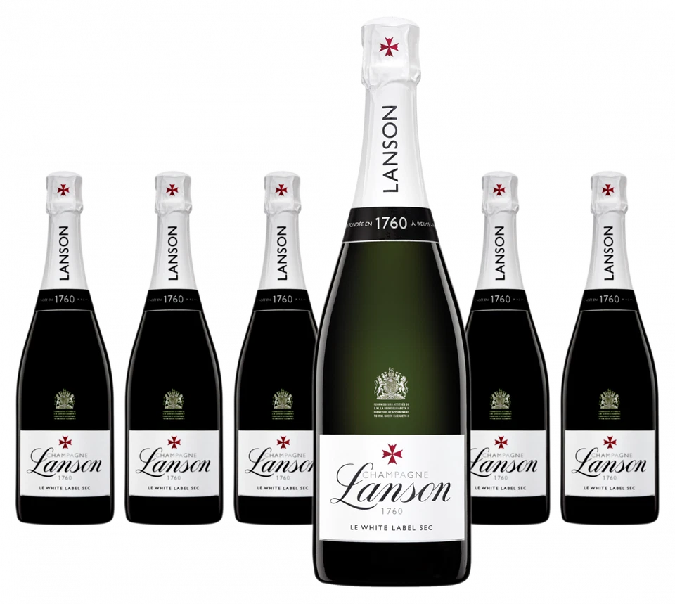 6 x Lanson White Label Champagne - Bild 1 von 1
