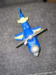 Zybots: vintage Chopper blue helicopter figure complete lot KO Remco - Picture 1 of 3