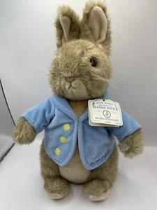Gund My First Peter Rabbit w/Jacket Beatrix Potter Plush 2002 Vintage - Picture 1 of 13