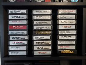 Atari 7800 Game Lot Clean Tested Label Variations Pick Your Favs Combo S&H 