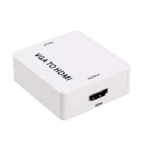 CONVERTITORE VGA AD HDMI MINI CONVERTER CAVO VGA A CAVO HDMI TV DECODER CONSOLE - Foto 1 di 1