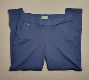 Lauren Active Ralph Lauren LRL Womens Sz Large Jogger Pants Activewear Navy Blue - Picture 1 of 13