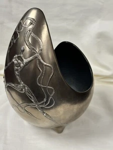 Sascha Brastoff Abstract Portrait Egg Vase Sculpture- Signed/numbered - Picture 1 of 13