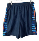 Nike SwimTrunks Men's Size L Blue Orange Mesh Lining Slash Front Pockets