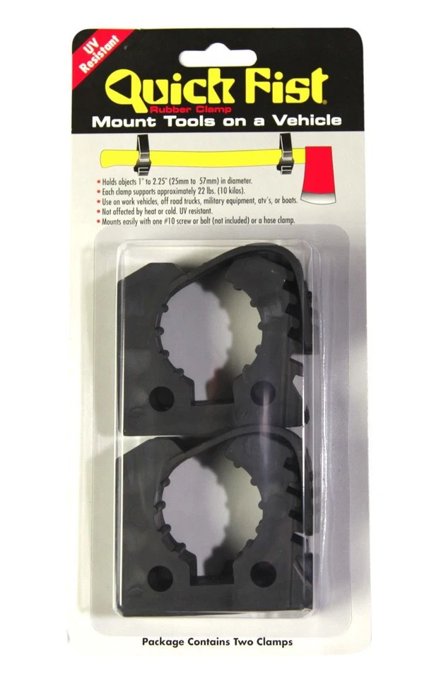 PAIR OF ORIGINAL QUICK FIST 10010 CLAMPS FOR 1" TO 2.25" DIAMETER - BRAND NEW - Image 1 of 1