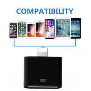 Adattatore Da 8 Pin Maschio A 30 Pin Femmina Per Iphone 7 6 6S 5 5S 5C 6S + - Zdjęcie 1 z 12
