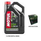 Oil and Filter Kit For KTM Adventure 1090 L ABS 2018 Motul 5100 10W40 Hiflo