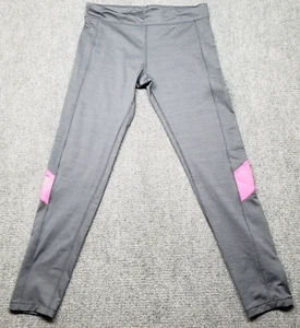 Under Armour Coldgear Sweatpants Girls YXL Gray Pink Pull On Stretch New - Picture 1 of 12