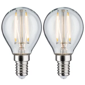2 x Paulmann LED Filament Tropfen 2W = 25W E14 klar 250lm Kugeln warmweiß 2700K - Bild 1 von 4