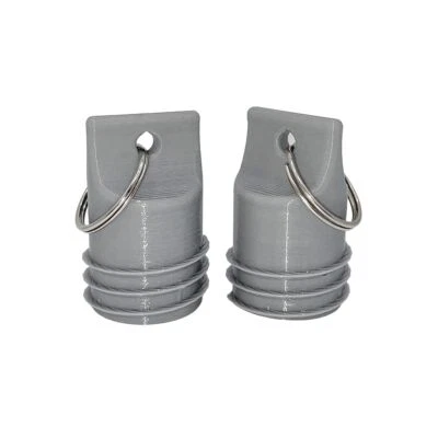 Propane Hose Protector Plug 2-Pack - QCC1 Threaded for RV, BBQ Grill, Travel USA - Image 1 of 4