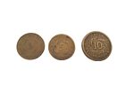 2x 5 i 1x 10 Reichspfennigów A 1924-1925 Rzesza Niemiecka z kolekcji mosiądz