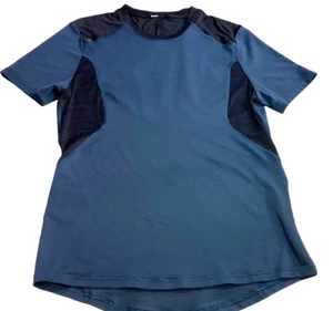 Lululemon Men's Light As Air Tech Short Sleeve Reflective Shirt Sz S Blue - Picture 1 of 10