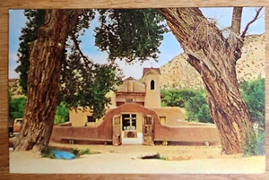 Iglesia El Santuario de Chimayo Nuevo México Casi Nueva Postal Años 60 Prensa Dexter Sin Usar - Imagen 1 de 1