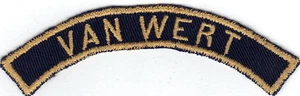 CUB SCOUT VAN WERT BGS BLUE AND GOLD COMMUNITY STRIP  - Picture 1 of 2