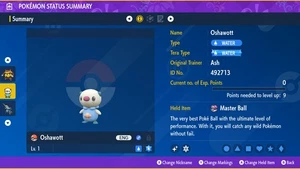 Pokemon Scarlet and Violet PSV - Shiny 6IV Oshawott - Picture 1 of 3