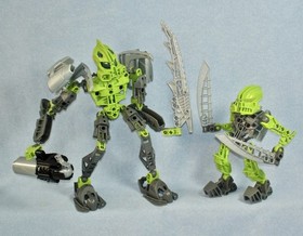 Lego Bionicle 8686 LEWA & 8944 TANMA Phantoka Toa Nuva Warriors Combination Set
