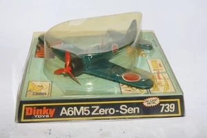 Dinky 739 A6M5 Zero Fighter, como nuevo en paquete de burbujas original - Imagen 1 de 7