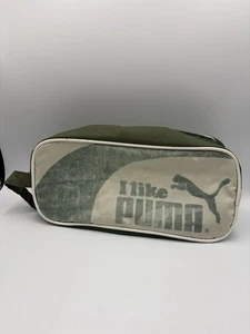 Vintage 1990s I Like Puma Shoe Boot Bag Sports Bag ~ Green Retro - Picture 1 of 12