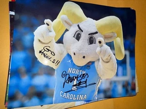 Rameses North Carolina Tarheels signed 8x10 Foto - Bild 1 von 1
