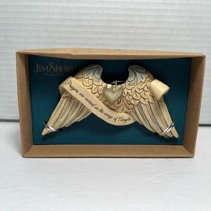 Jim Shore Heartwood Creek Wedding Angel Wings Ornament 6009575 - Picture 1 of 6