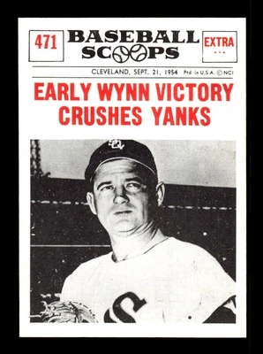 1961 Nu-Cards Baseball Scoops #471 Early Wynn - NM-MT+ - Image 1 of 2