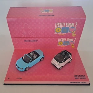 Minichamps 402 173900 "Legally Blonde 2" 1:43 Audi TT Roadster & Smart Cabriolet - Bild 1 von 11