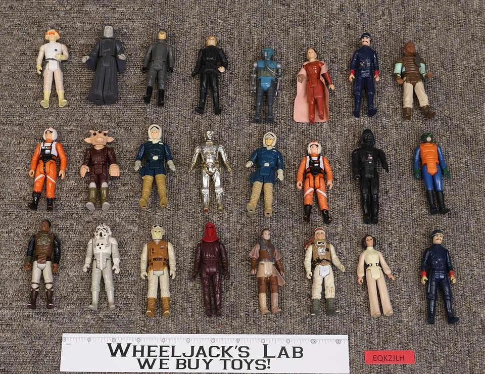 Лот из 24 (#2) винтажных экшн-фигурок Star Wars 1970-1980-е Kenner - Изображение 1 из 1