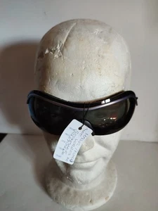 BARUFFALDI MOTORCYCLE SUNGLASSES - MASK MODEL - METAL AND SMOKED GLASS - Picture 1 of 5