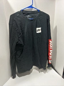 Nike Club Langarmshirt Schwarz Herren XL - Bild 1 von 7