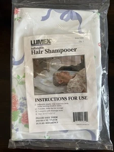 Lumex Inflatable Hair Shampooer Basin Flower Print 22" Round - Picture 1 of 4