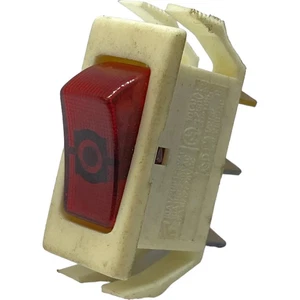 1800 Series SPDT White Rocker Switch 10A/250Vac - Picture 1 of 2