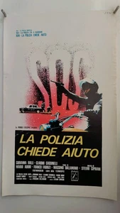 SOS Locandina LA POLIZIA CHIEDE AIUTO STELVIO CIPRIANI RALLI BERTI CASSINELLI - Picture 1 of 6