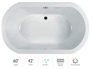 Jacuzzi ANZ6042ACR4CX Anza 60" Pure Air Bathtub for Drop In - White - Picture 1 of 6