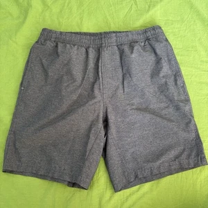 Myles Mens Everyday Shorts Size Medium Charcoal Gray Mesh Lined Brief 8" Inseam - Picture 1 of 9