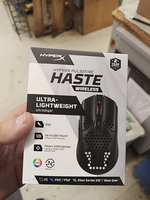 HyperX Pulsefire Haste Wireless Gaming Mouse for PC - Black - Image 1 of 4