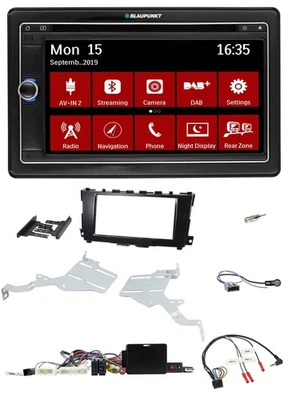 Blaupunkt Lenkrad DAB TMC 2DIN USB Bluetooth Navigation für Nissan Altima 13-18 - Bild 1 von 4