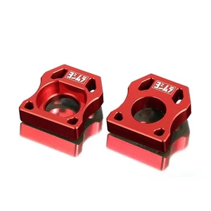 Yoshimura Suzuki Hayabusa GSX1300R 2023 Axle Block Chain Adjuster Red - Picture 1 of 3