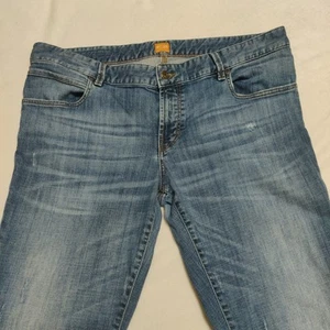 Hugo Boss Jeans Mens Size W38 x L32 Slim Straight Blue Light Wash - Picture 1 of 13